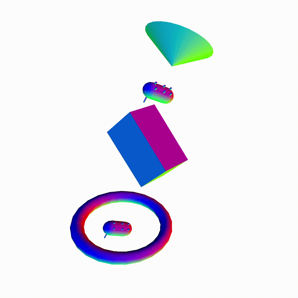 I had lots of fun making the models spin. I think for my final I would like them to spin back and fourth. 