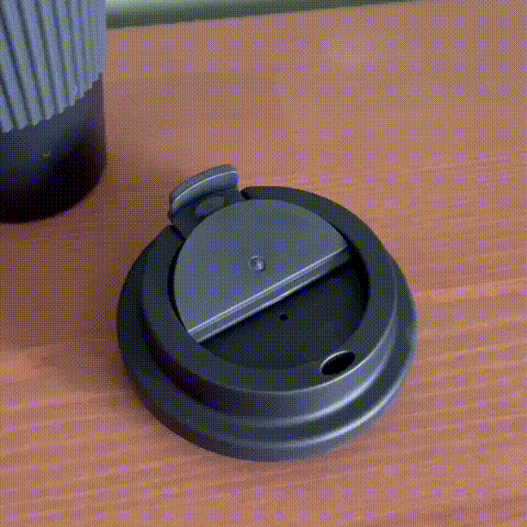 The main interaction of this coffee cup is the lid. It opens and closes, it could be used as a switch for my circuit if I decide to attach the light to the lid. 